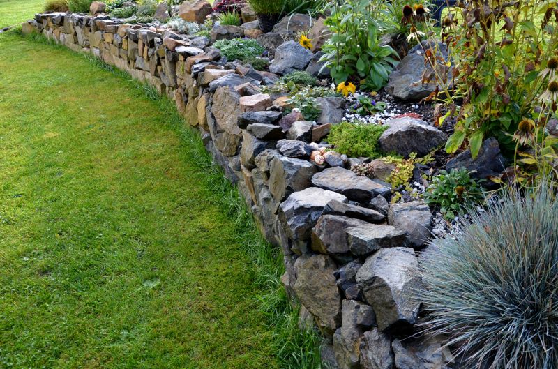 Stone Wall Hardscaping in Boston, MA